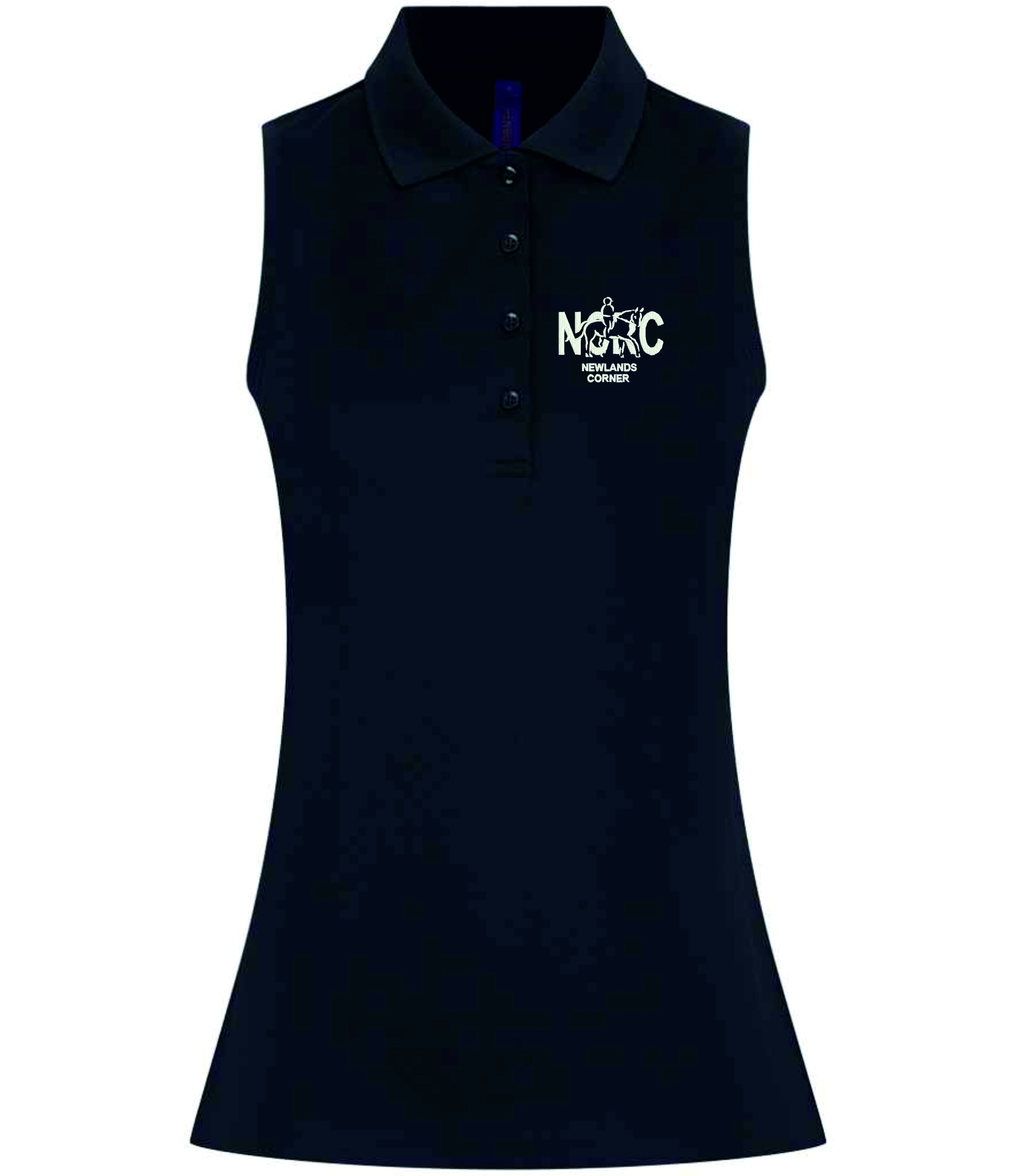 Newlands Corner Riding Club H477 Henbury Ladies Sleeveless Coolplus® Polo Shirt