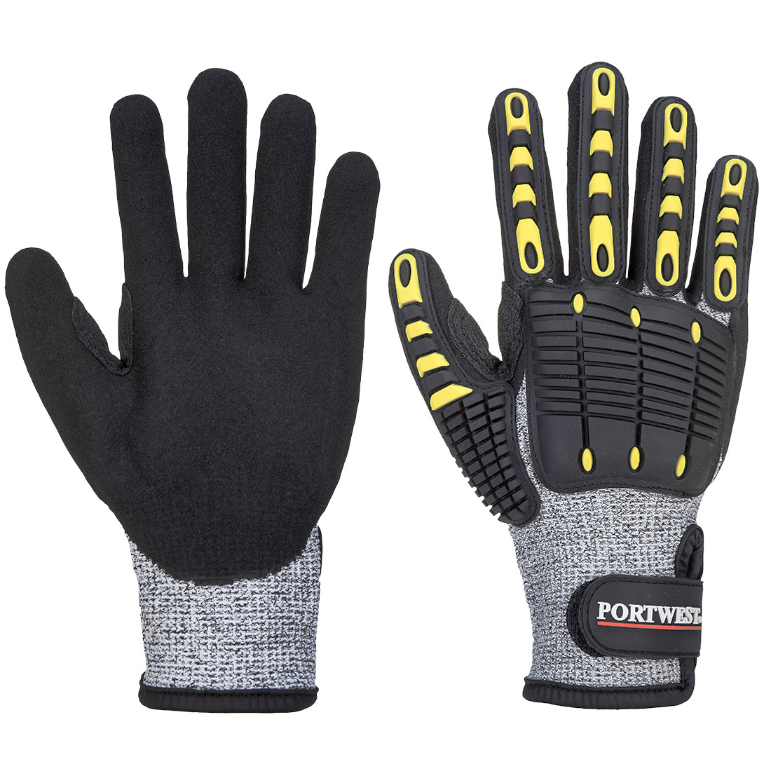 A722 Impact C13 Nitrile Sandy Reinforced Palm Glove